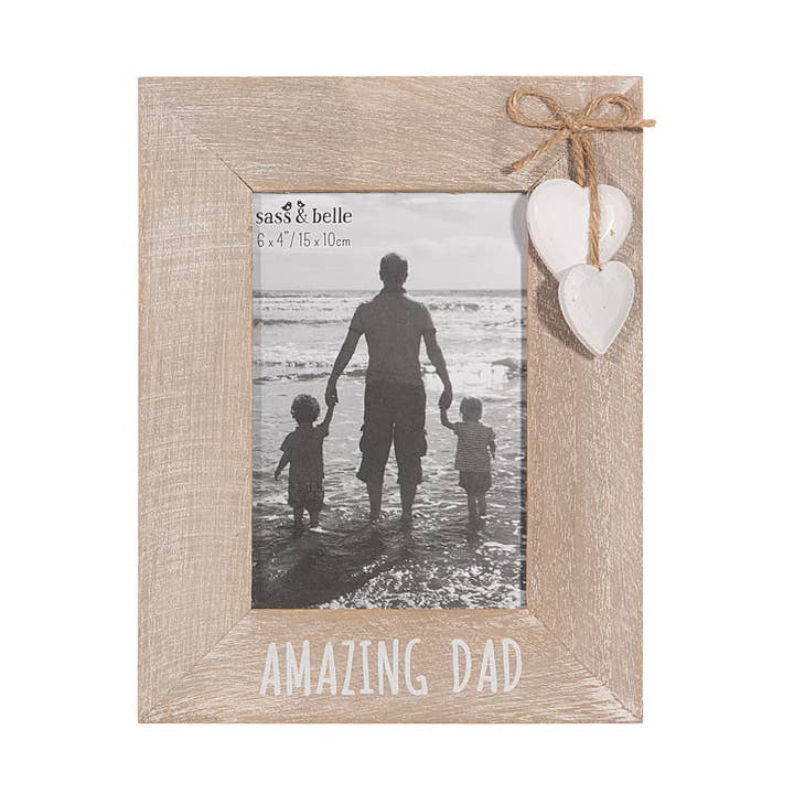 Amazing Dad Heart Frame for wholesale by Sass and Belle