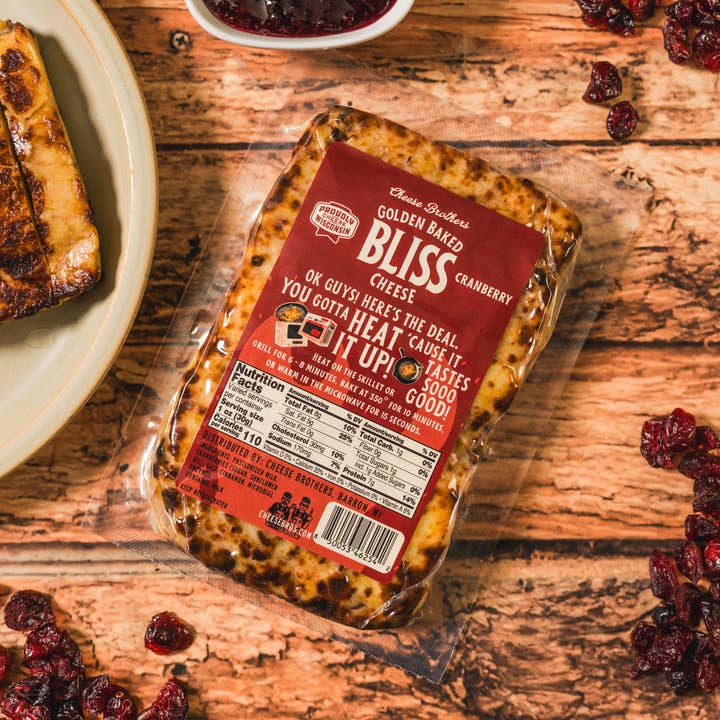 Cheese Brothers - Wholesale Cheese - Cranberry Golden Baked Bliss Cheese