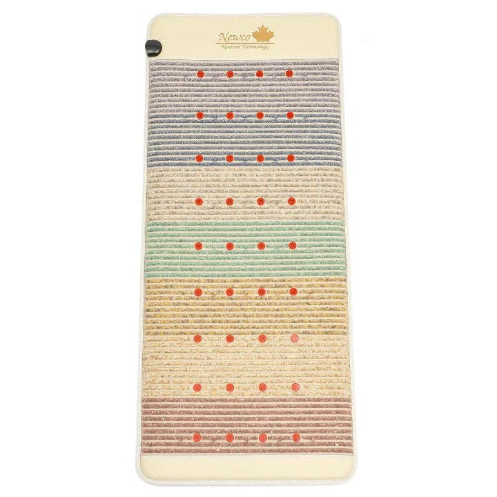 Full Body Chakra Mat with Crystal Technology, Far infrared Laser Light, Heated, PEMF, Red light Photons, Negative Ion Generating & Digital Touchscreen Controller. for wholesale by Robyn Lilley