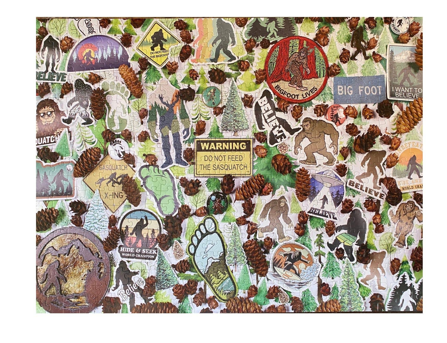 Puzzles That Rock - Wholesale Puzzle - Adult - Sasquatch 550-Piece Puzzle1