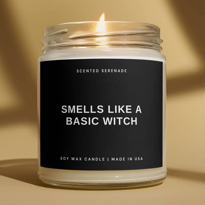Scented Serenade - Wholesale Jar/Filled Candle - Basic Witch Halloween Candle and Party Decor Gift0