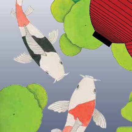 VMazzoni - Wholesale Stationery/Notecard Set - Lan Su Koi Pond Note Cards1