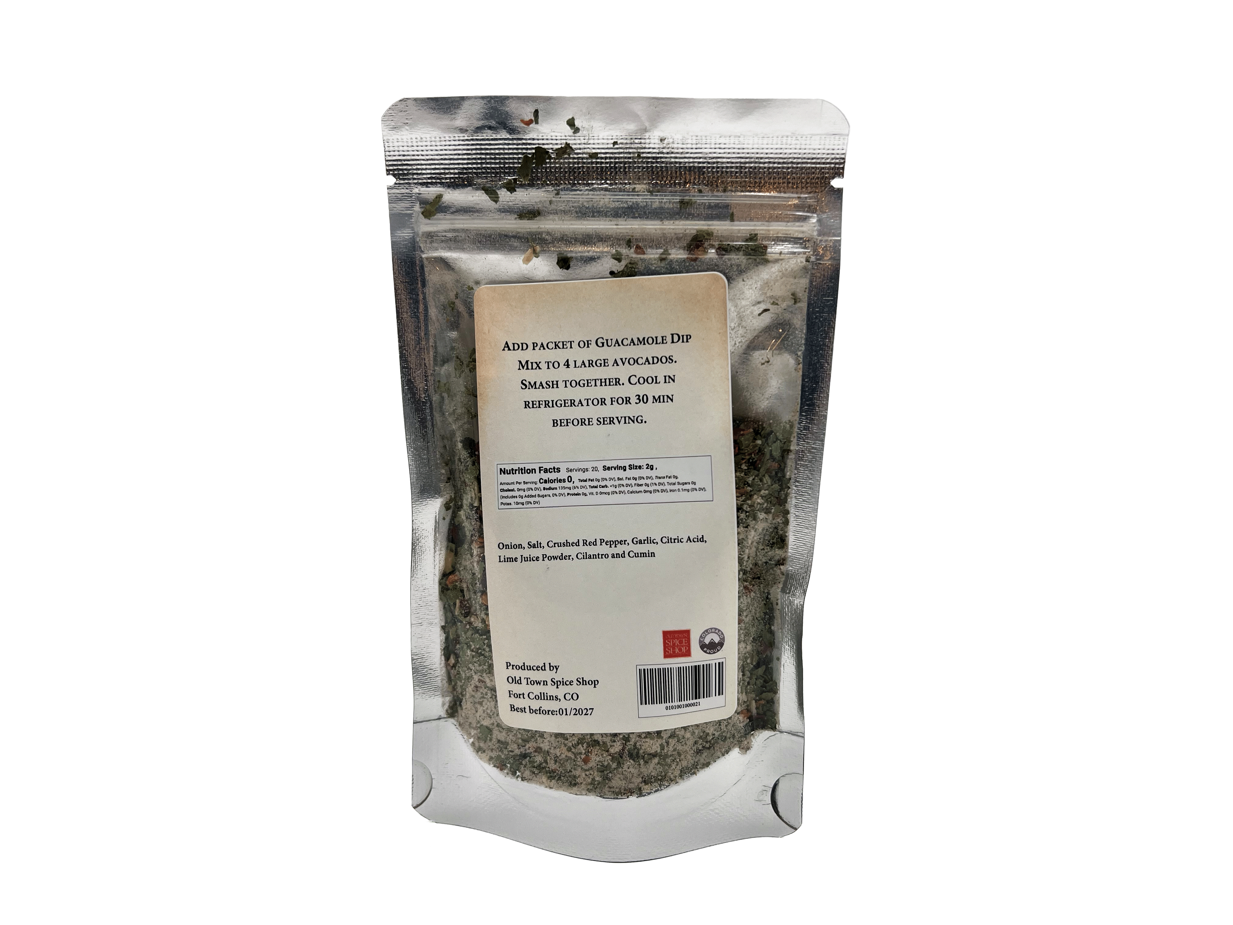 Old Town Spice Shop - Vente Sauces - Mélange d'assaisonnement pour guacamole, mélange pour trempette à l'avocat pour fête3