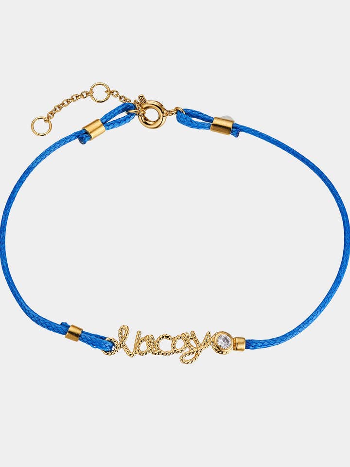 AJOA VACAY BLUE CORD BRACELET for wholesale by NADRI