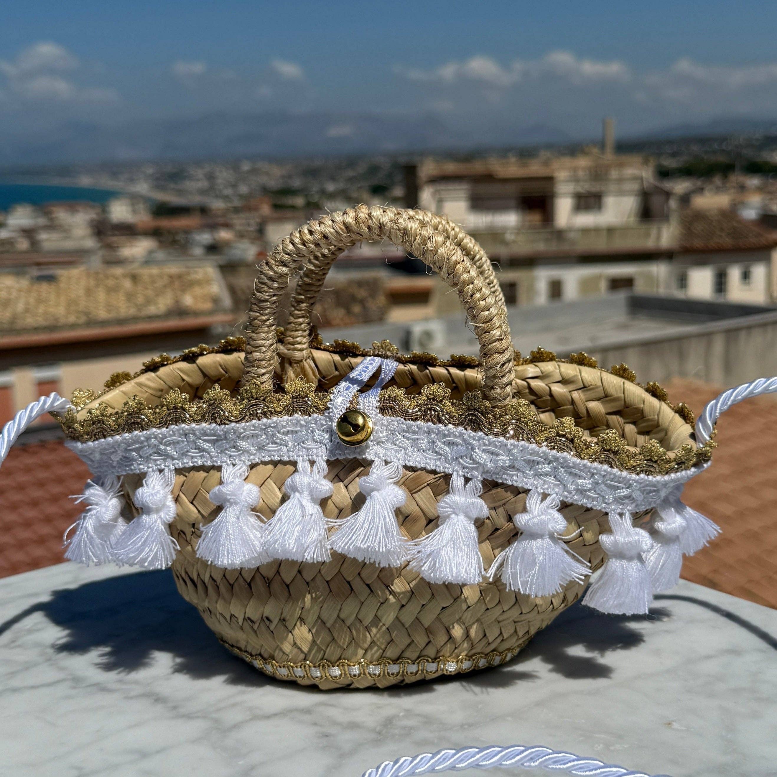 Oriana Lamarca Designs - Wholesale Beach Bag - Nica Nica Bianca Francia Sicilian Coffa0