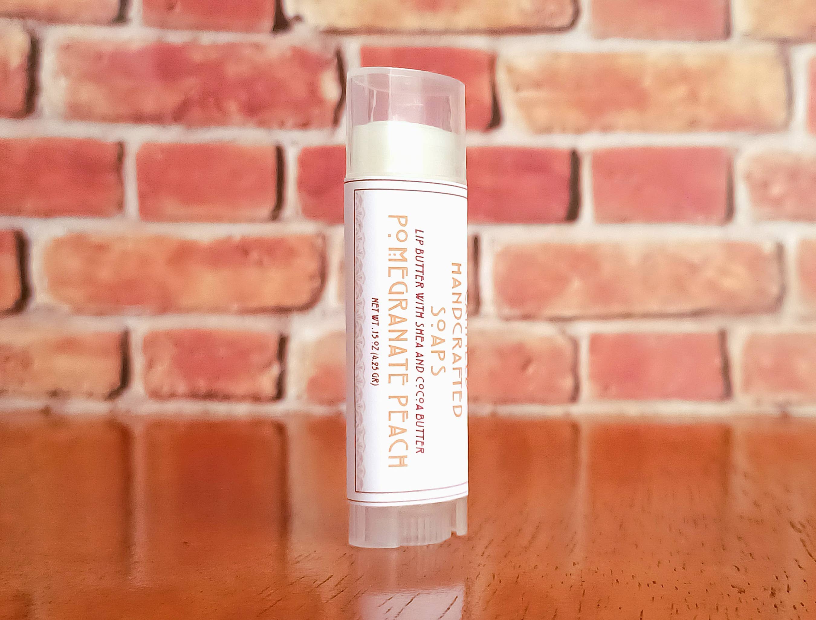 Canfield Handcrafted Soaps - Wholesale Lip Balm - Lip Balm with Shea and Cocoa Butter - Pomegranate Peach