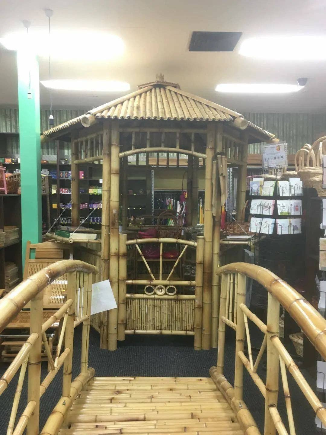 everythingbamboo - Wholesale Outdoor Ornament/Decor - Bamboo Gazebo Pagoda Pavilion 100% Handmade Garden Yard Natural Outdoor5