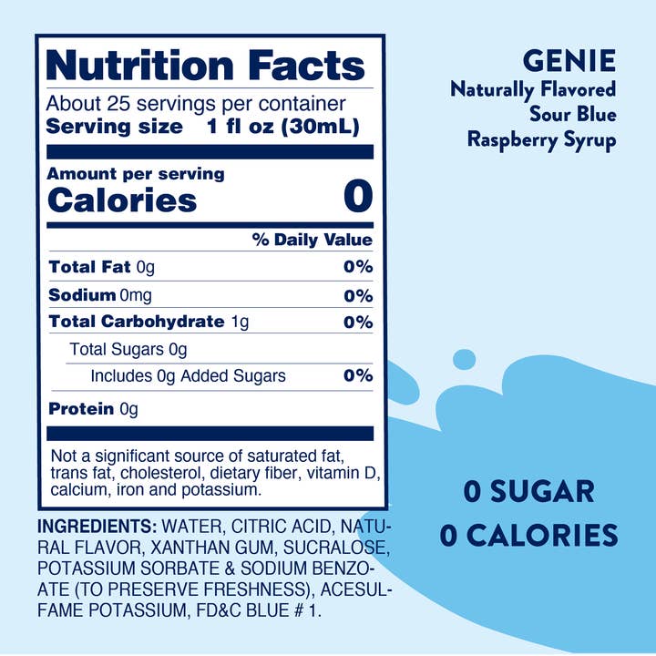 Jordan's Skinny Mixes - Wholesale Cocktail Mix/Syrup - Sugar Free Sour Genie™ Syrup