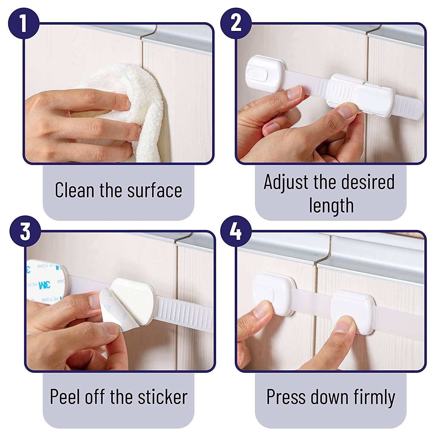 Bates Choice - Wholesale  - Child Safety Strap Locks, 6 Pack5