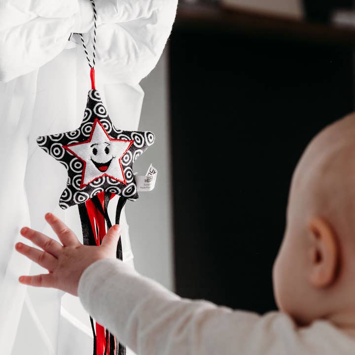 Block Sensory - Wholesale Hanging Rattle - Baby - Sensory Shooting Star Toy, Baby Sensory Toy4