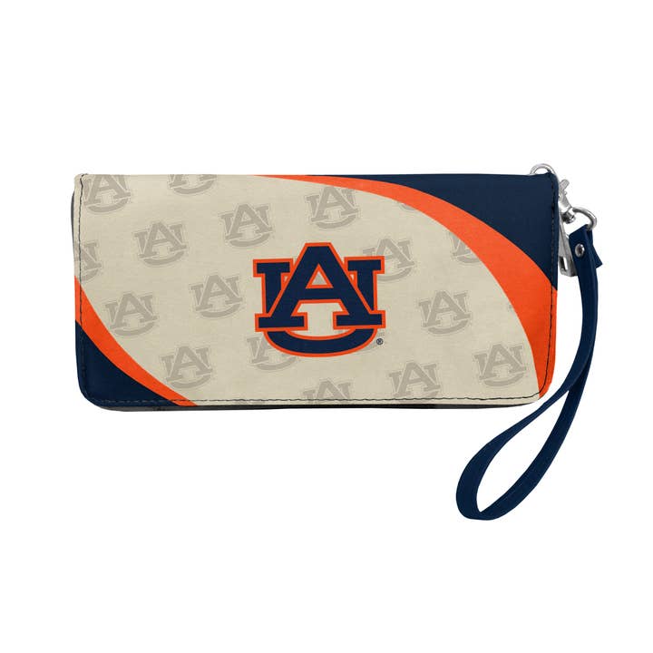 NCAA Auburn Tigers Curve Organizer Zip Wallet for wholesale by Little Earth Productions