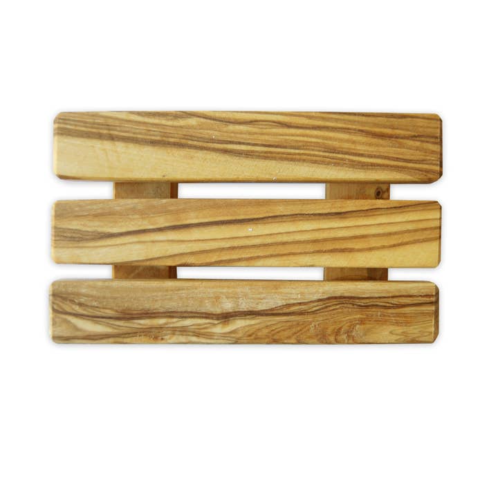 olivenholz-erleben - Wholesale Bath Soap Dish - “Palette” olive wood soap dish