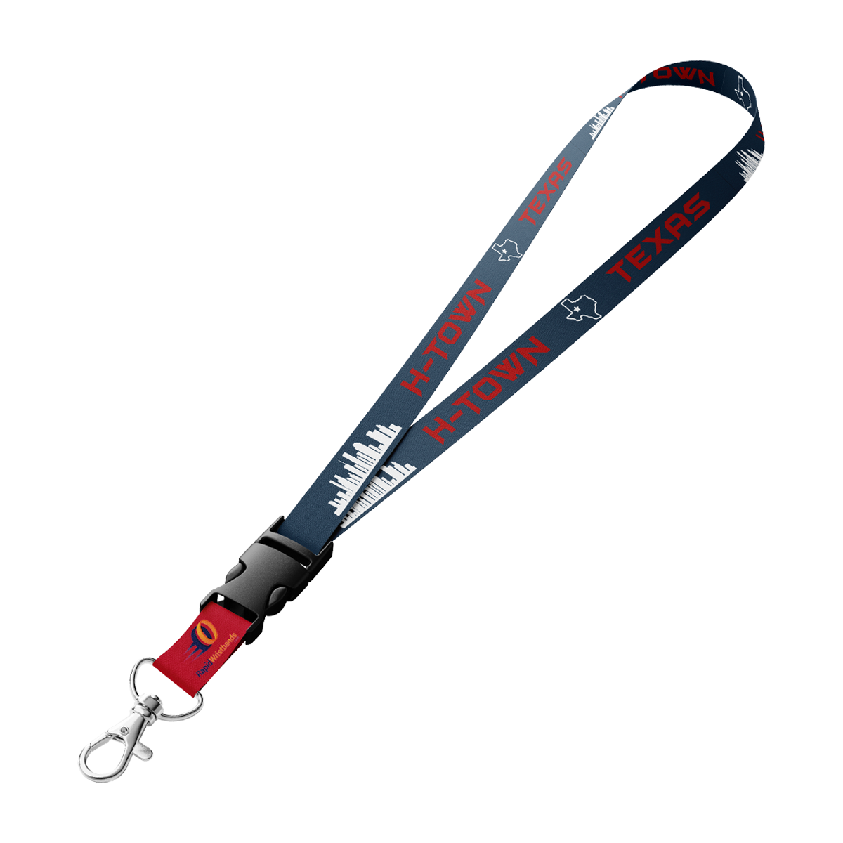 RapidWristbands - Wholesale Lanyard - Unisex - 100 pcs Pack Custom Double Side Full Color Print Lanyard2