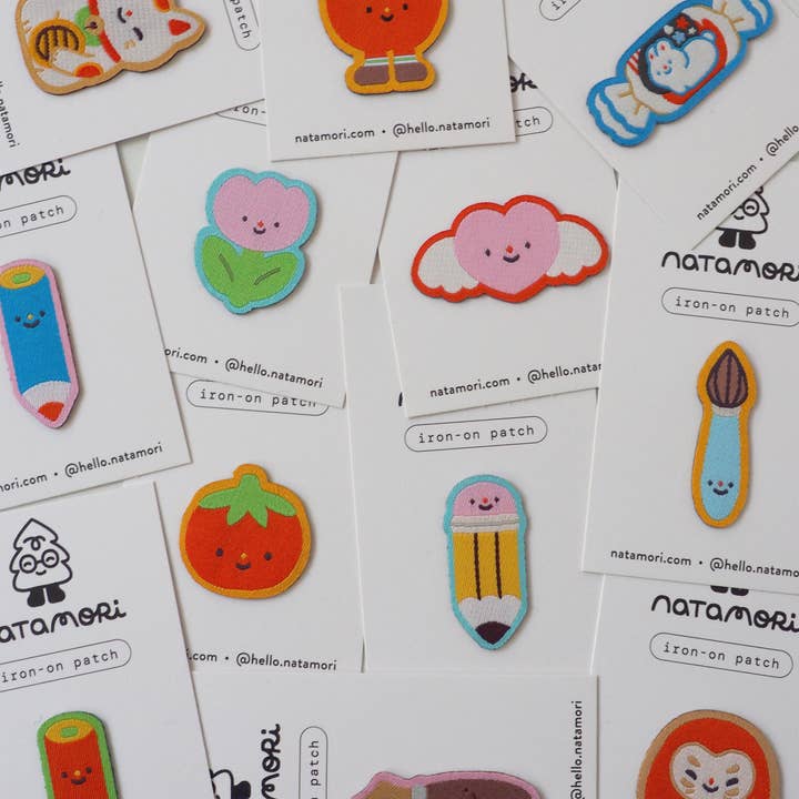 natamori - Wholesale Patch - tomato • iron-on patch3