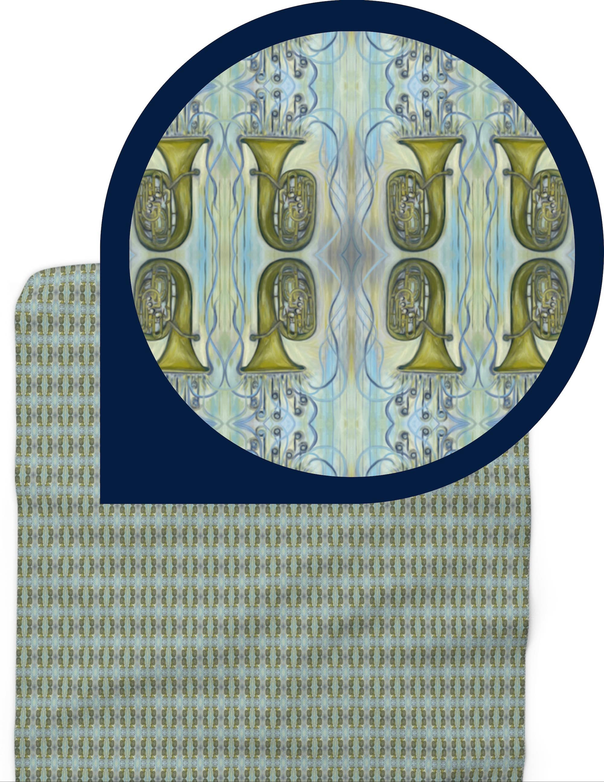 Jeté / Couverture Sherpa : Musique / Tubas pour la vente par PALMER K Designs