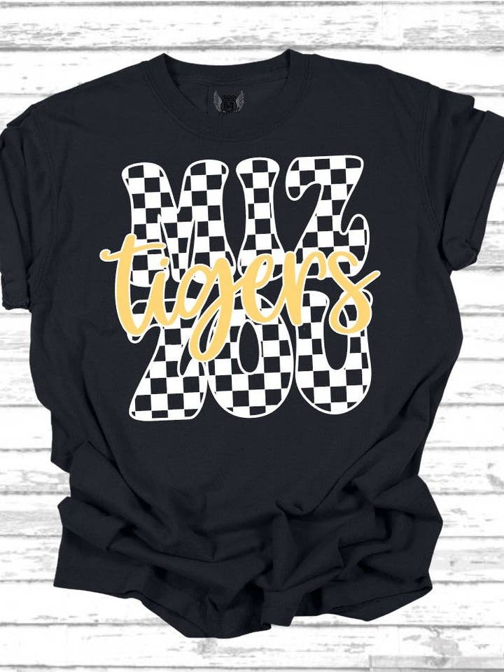 MIZ ZOU Tigers | Go Tigers | Unisex Crewneck T-shirt | Super Comfy Graphic Tees | College Mascot Tees for wholesale by Route 54 Apparel
