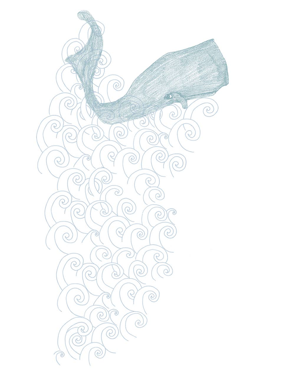 Heather Charcoal Whale Kid's Eco Tee for wholesale on Faire2