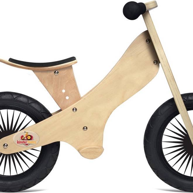 Kinderfeets wooden balance bike Retro - Natural for wholesale by Kinderfeets NL