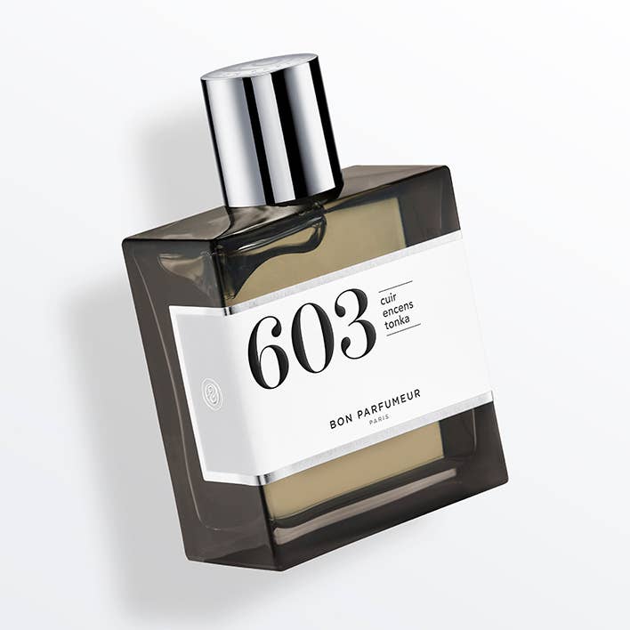 603 - (Tester 100ml) Leather Incense Tonka bean for wholesale by Bon Parfumeur