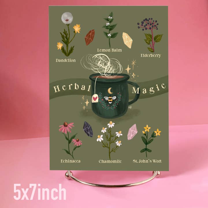 Stampa magica a base di erbe per la vendita all'ingrosso da parte di Besitos & Giggles Creations