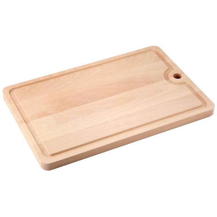 Wooden cutting board with juice collector 40 x 26 cm Fackelmann Wood Edition for wholesale by Zenker
