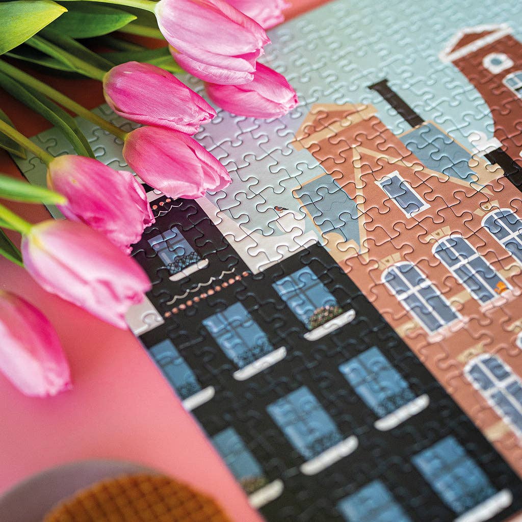 Maison Joliette - Wholesale Puzzle - Adult - Puzzle 1000 pieces Let's pedal along the water4