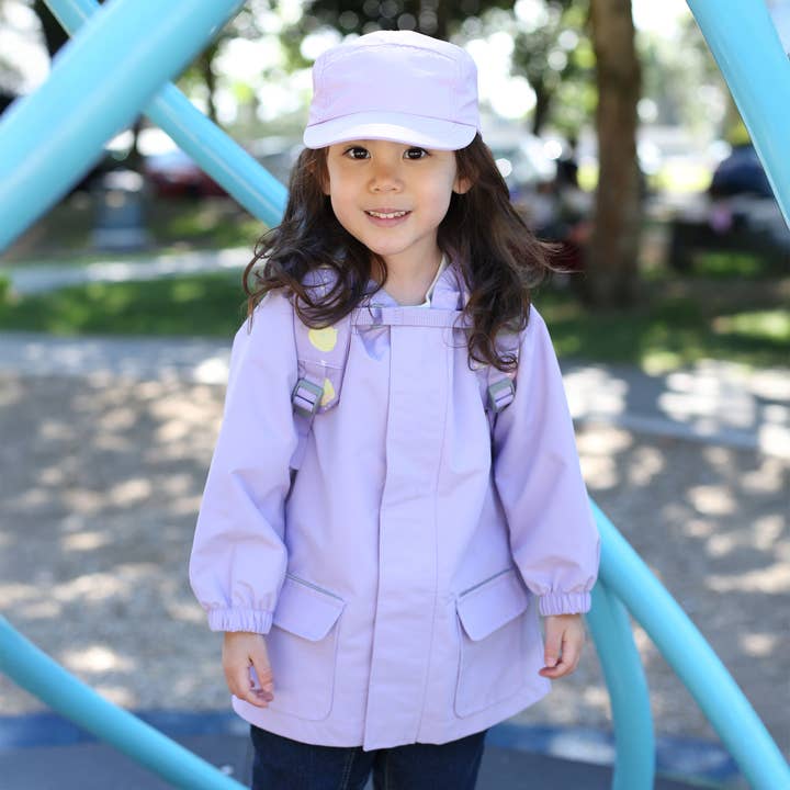 Jan & Jul - Wholesale Raincoat - Kids - Lavender | Puddle-Dry Waterproof Jacket3