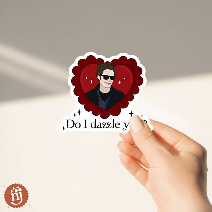 Nearly June Design Co - Wholesale Sticker - Twilight Edward Cullen "Do I Dazzle You" Sticker1