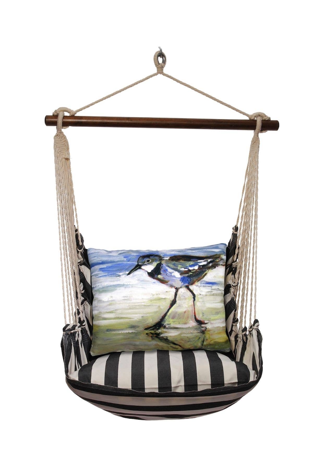 Magnolia Casual - Wholesale Swing Set - Hammock Swing 4-Piece Set indoor / outdoor - Black & White10