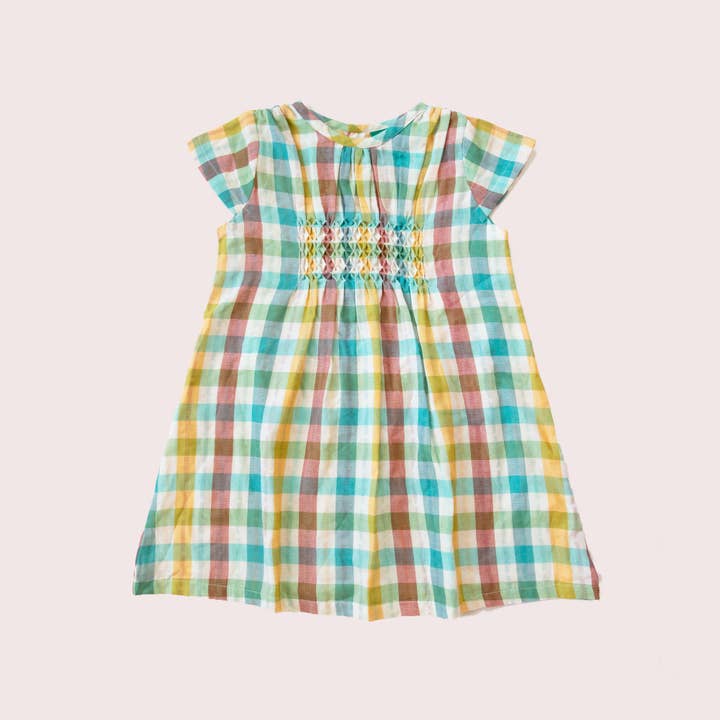 Rainbow Smocked Dress for wholesale on Faire