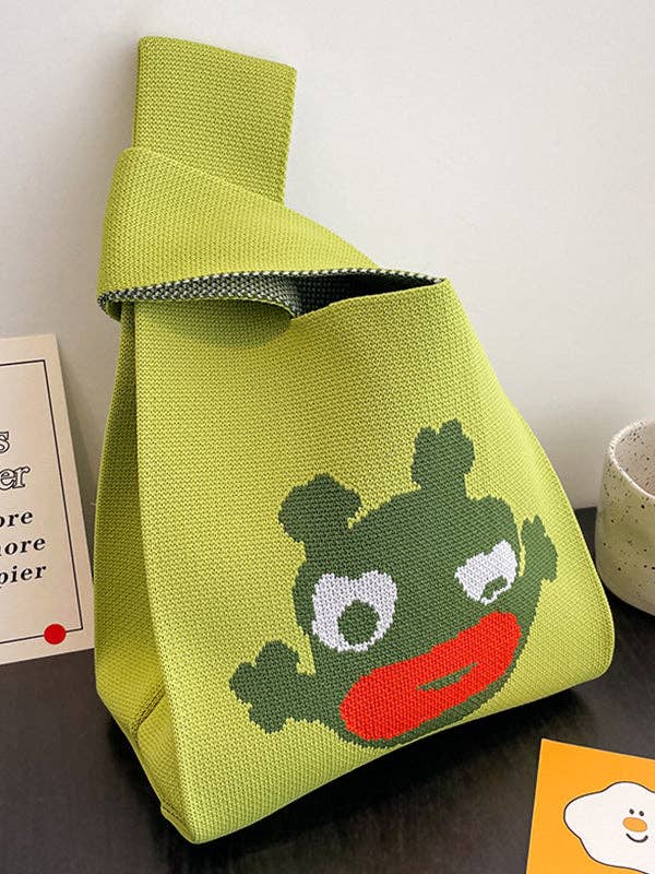 FurDecoration - Wholesale Tote Bag - Women's - Cartoon Printed Bags Accessories Woven Handbag12
