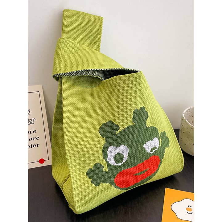 FurDecoration - Wholesale Tote Bag - Women's - Cartoon Printed Bags Accessories Woven Handbag12