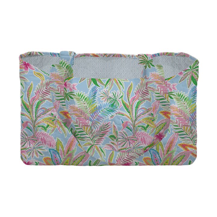 Fernscape Maya Blue Gewatteerde Tas voor wholesale door Ida Mae Home