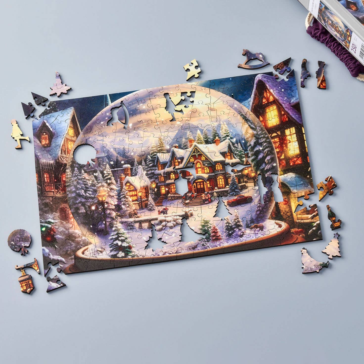 Wentworth Puzzles – wholesale Puzzle – Adult – Snow Globe Village2