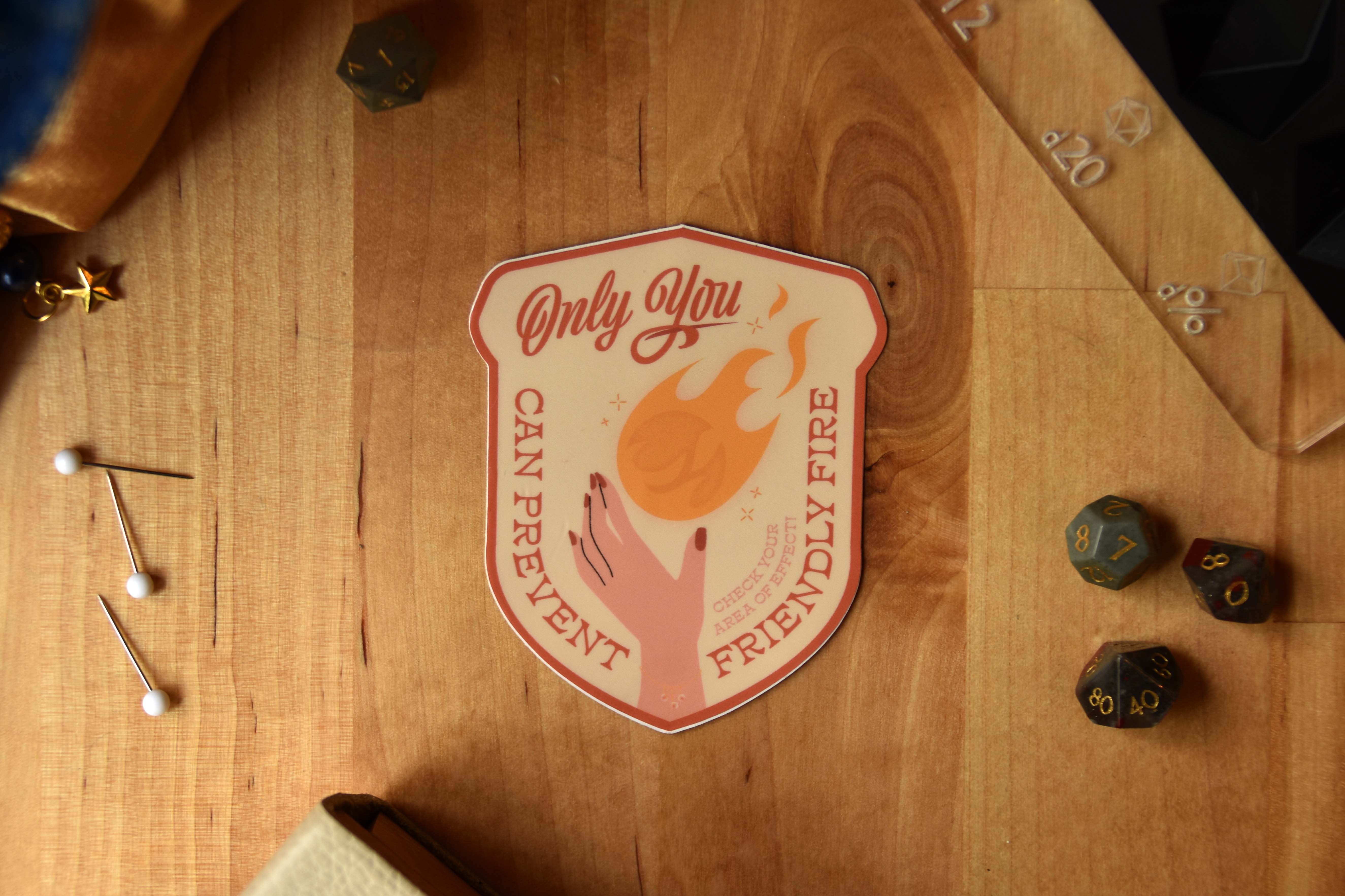 The Franki Hanke - Wholesale Sticker - Fireball Wizard Sticker8