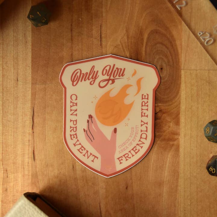 The Franki Hanke - Wholesale Sticker - Fireball Wizard Sticker8