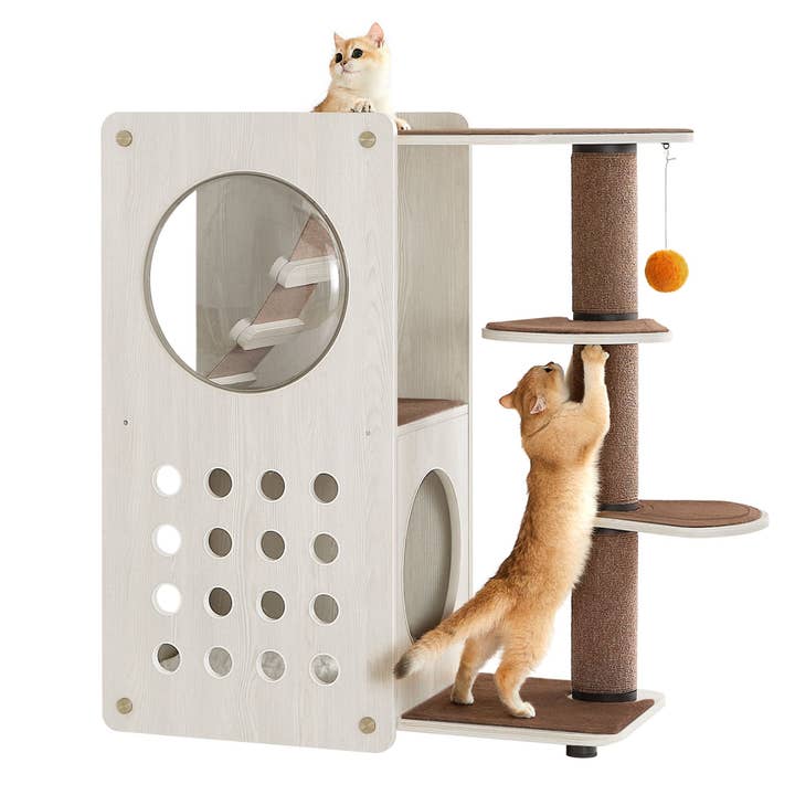 Greenwestons – wholesale Pet scratcher – Cat – Collection - No.005 Cat Tree with Scratching Post