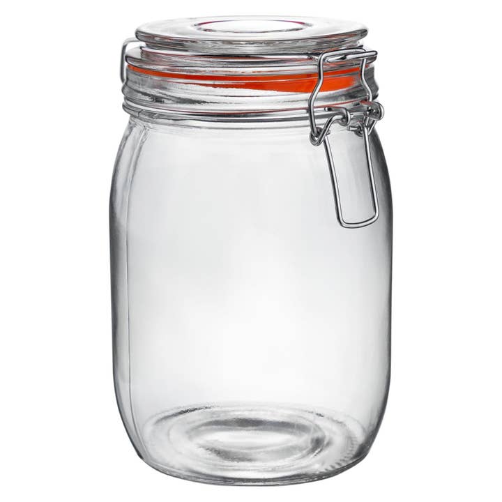 Argon Tableware Glass Storage Jar - 1000ml for wholesale by Rinkit Ltd