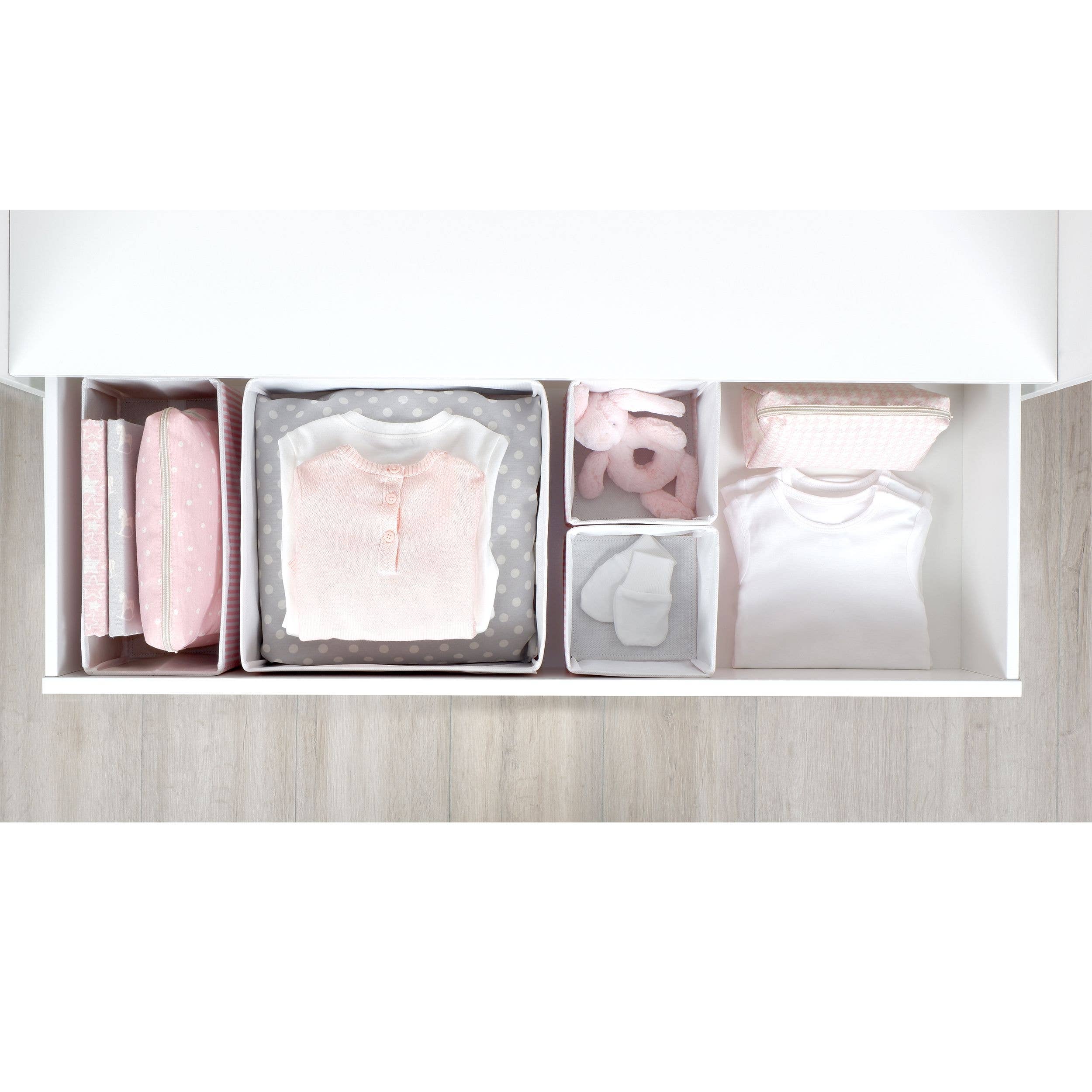Ocean Home Textile - Wholesale Storage Bin - Ocean Home Textile Pink Drawer Organizer Set3