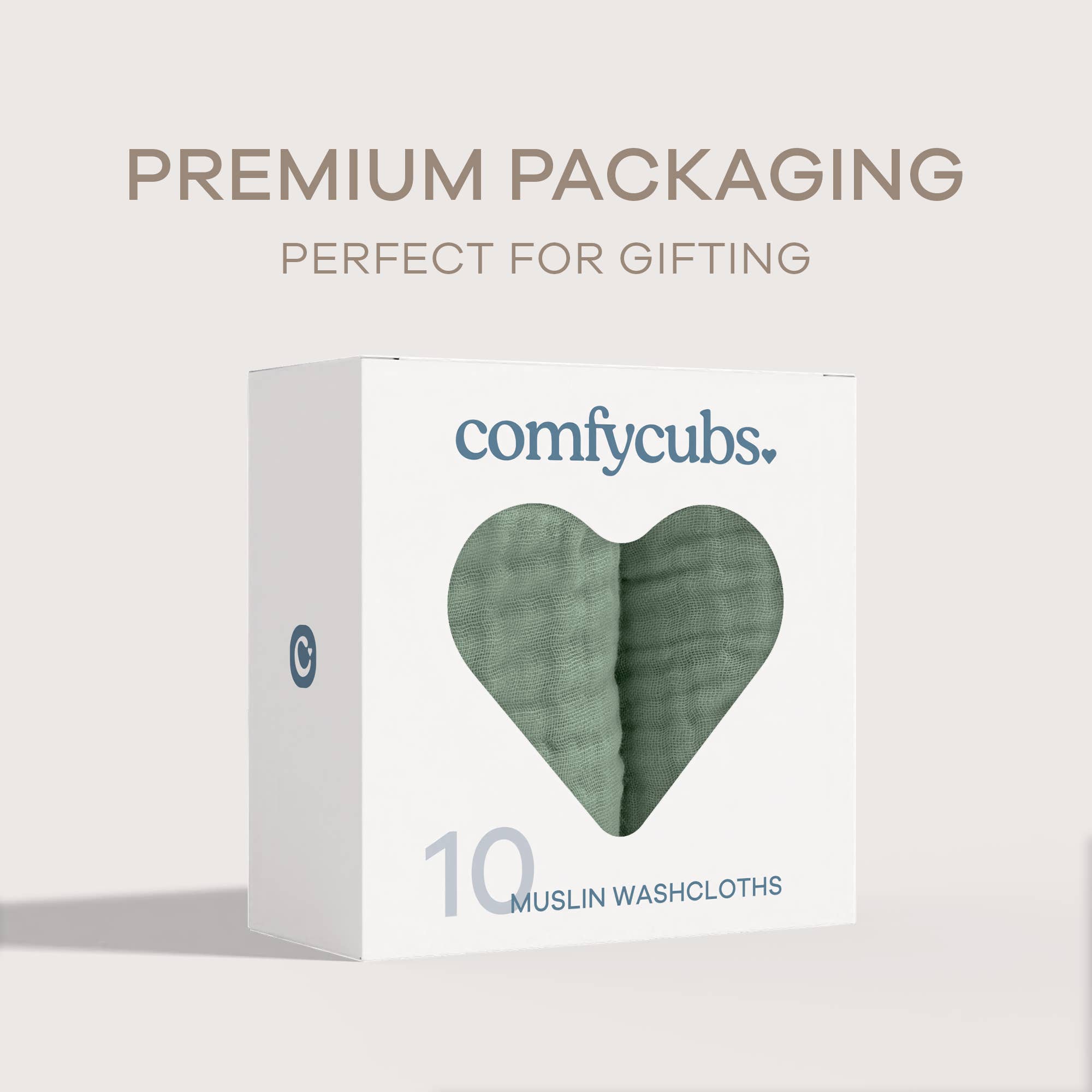 Comfy Cubs – wholesale Wash cloth – Child & baby – Muslin Baby Washcloths, Soft 10"x10" Cotton by Comfy Cubs39