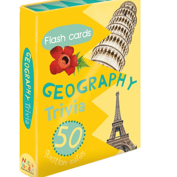 Flash Cards - Curiosità sulla geografia per la vendita all'ingrosso da parte di Robert Frederick Ltd