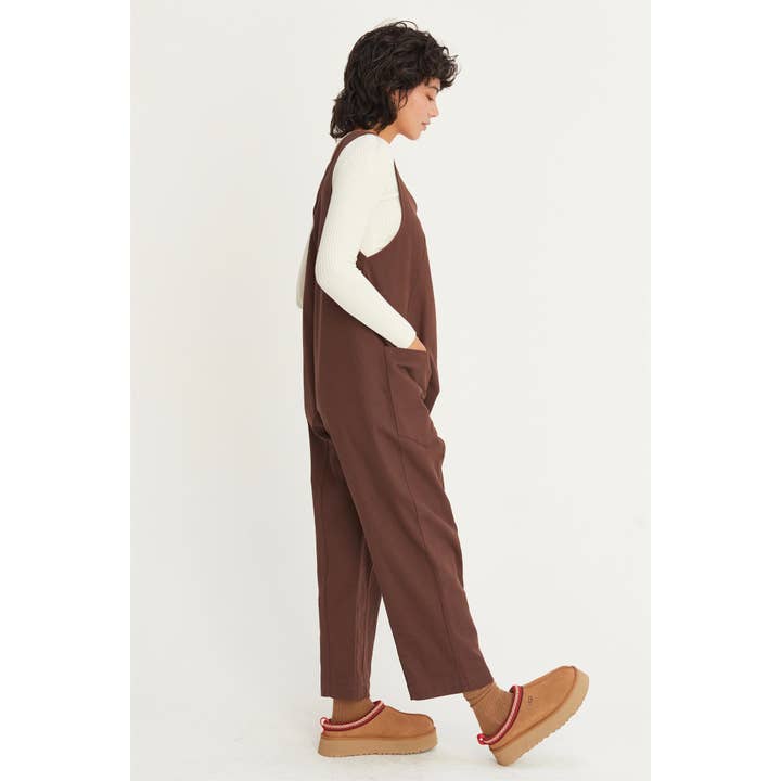 Double Zero - Wholesale Jumpsuit - Women's - Relaxed Jumpsuit With Patch Pockets14
