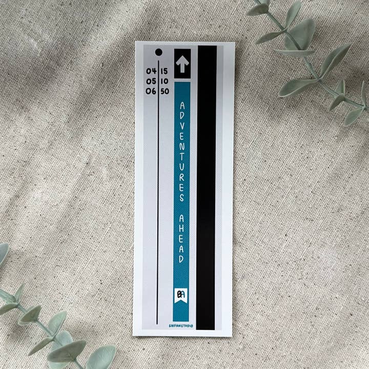 San Francisco Bay Area Public Transit Bookmark for wholesale by Sik Fan Studio
