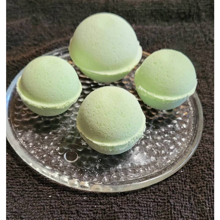Bombe de bain à la menthe, bombe de bain verte pour la vente par CraftdeeD