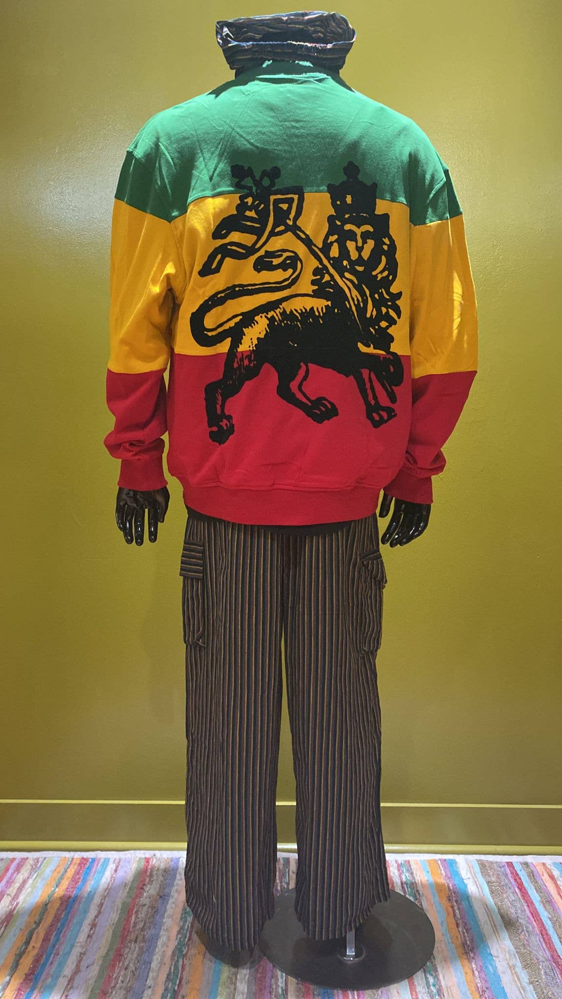 Katmandu Trading Co. – wholesale Jacket – Unisex – Rasta Jacket - Bob Marley Lion Of Judah3