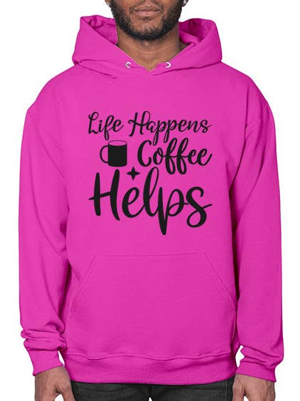 la vie arrive, le café aide 1303# - café - Sweat à capuche pour la vente par tshirt unlimited