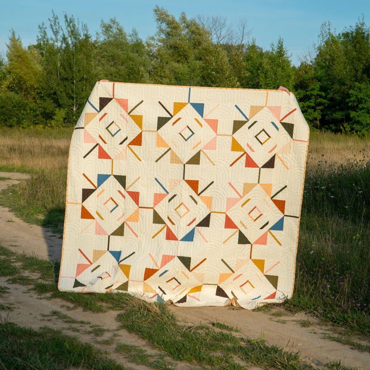 Meaford Pattern Press - Wholesale Craft Sewing Kit - Gertrude's Star Quilt Pattern - printed2