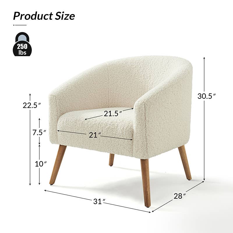 Karat Home - Wholesale Chair - Nell Boucle Armchair7