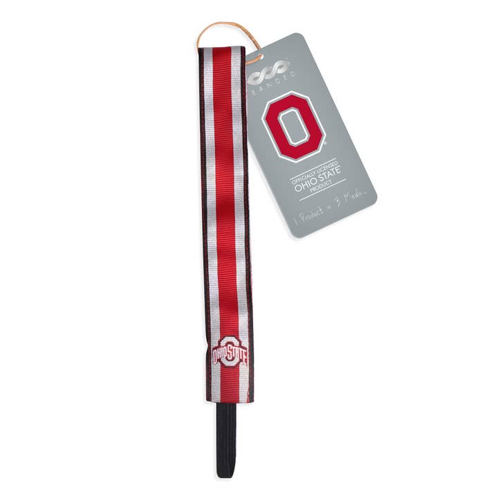 BANDED - Wholesale Fashion Headband - Women's - Ohio State® Reflective Logo Headband2