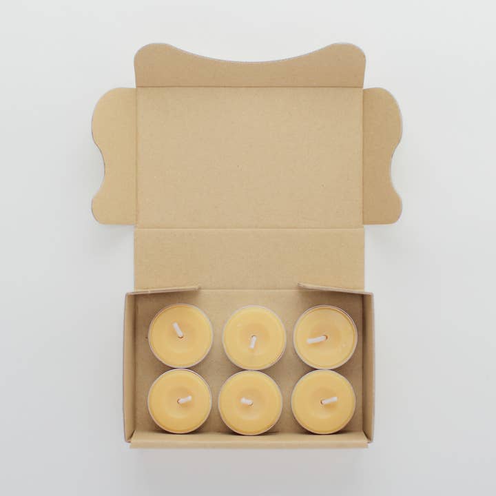 Rice Bran Tealight Candle for wholesale by WAROSOKU DAIYO